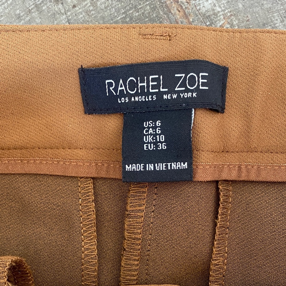 Rachel Zoe Women's Brown Cropped Pants - Picture 4 of 6